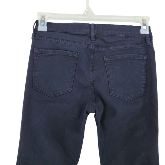 Frame Denim Skinny Jeans Womens 28 (27x28.5) Black Distressed Ankle Grunge - Picture 8 of 15